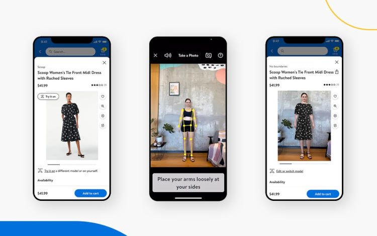 Фото - Американский ретейлер Walmart запустил виртуальную примерку одежды через приложение